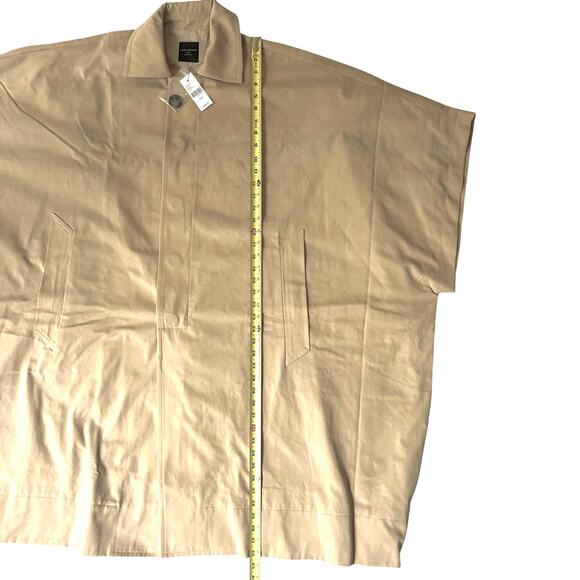Lane Bryant Khaki Cape Coat Poncho Jacket Size 14/16 New With Tags - Picture 6 of 11